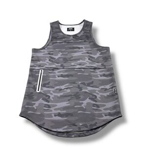 ASRV DSG-0136 Silverplus Mesh Utility Heavyweight Training Tank Top Gray Camo LG